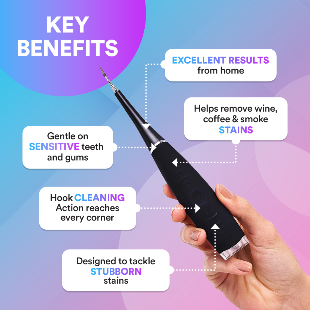 Remove Years of Stubborn Plaque & Stains at Home in Just Minutes, Without a Single Dentist Appointment!