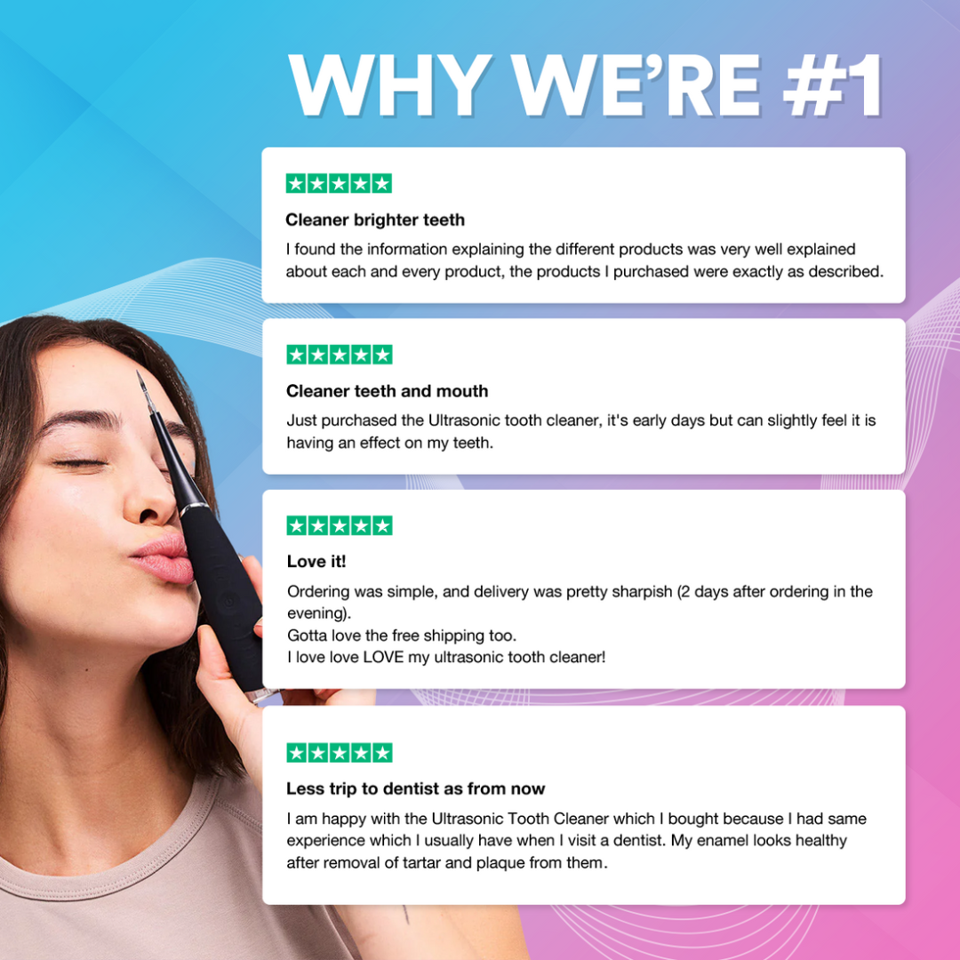 Remove Years of Stubborn Plaque & Stains at Home in Just Minutes, Without a Single Dentist Appointment!