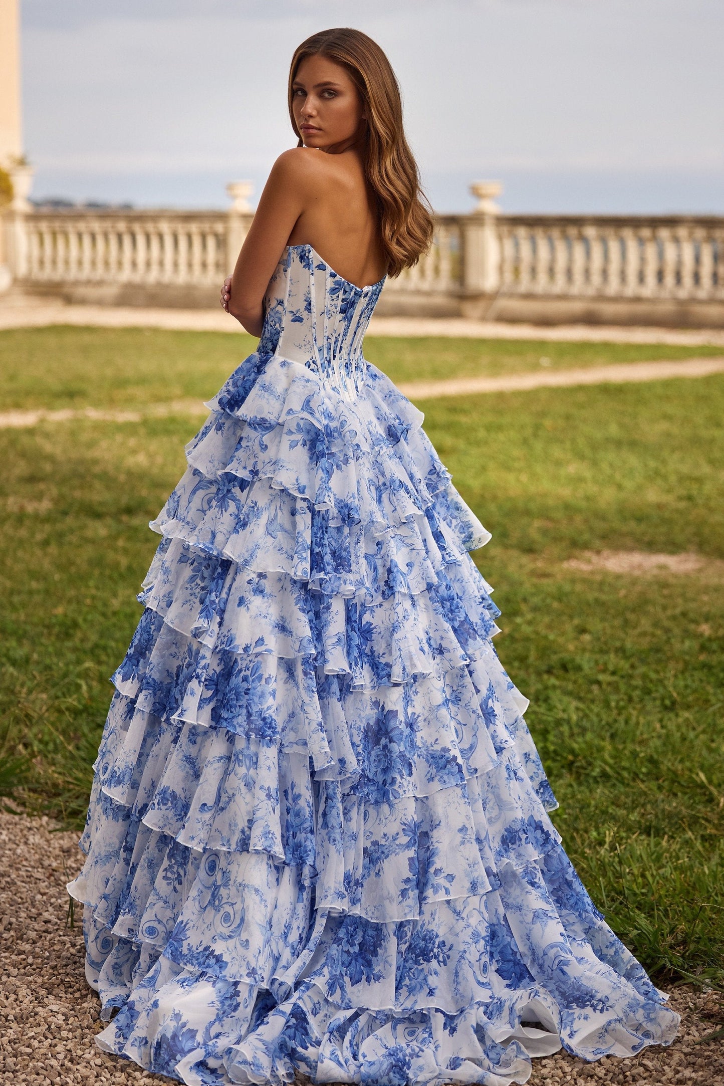 Celestial Bloom Ball Gown